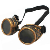 WEICHUAN New Sell Vintage Steampunk Goggles Glasses Cosplay Punk Gothic(Purple Bronze)