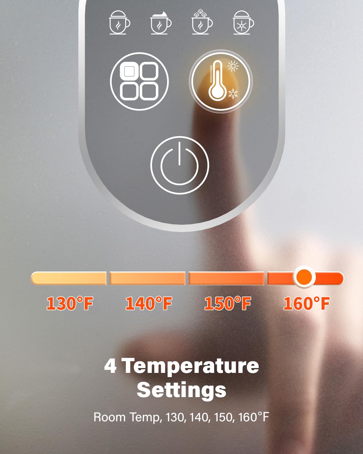 KIDISLE 4-in-1 Electric Milk Frother and Steamer, Milk Steamer with Auto Temperature Control, Warm & Cold Foam Maker, Fast Frother for Coffee, Latte, Hot Chocolate, Cappuccino, Macchiato, Black