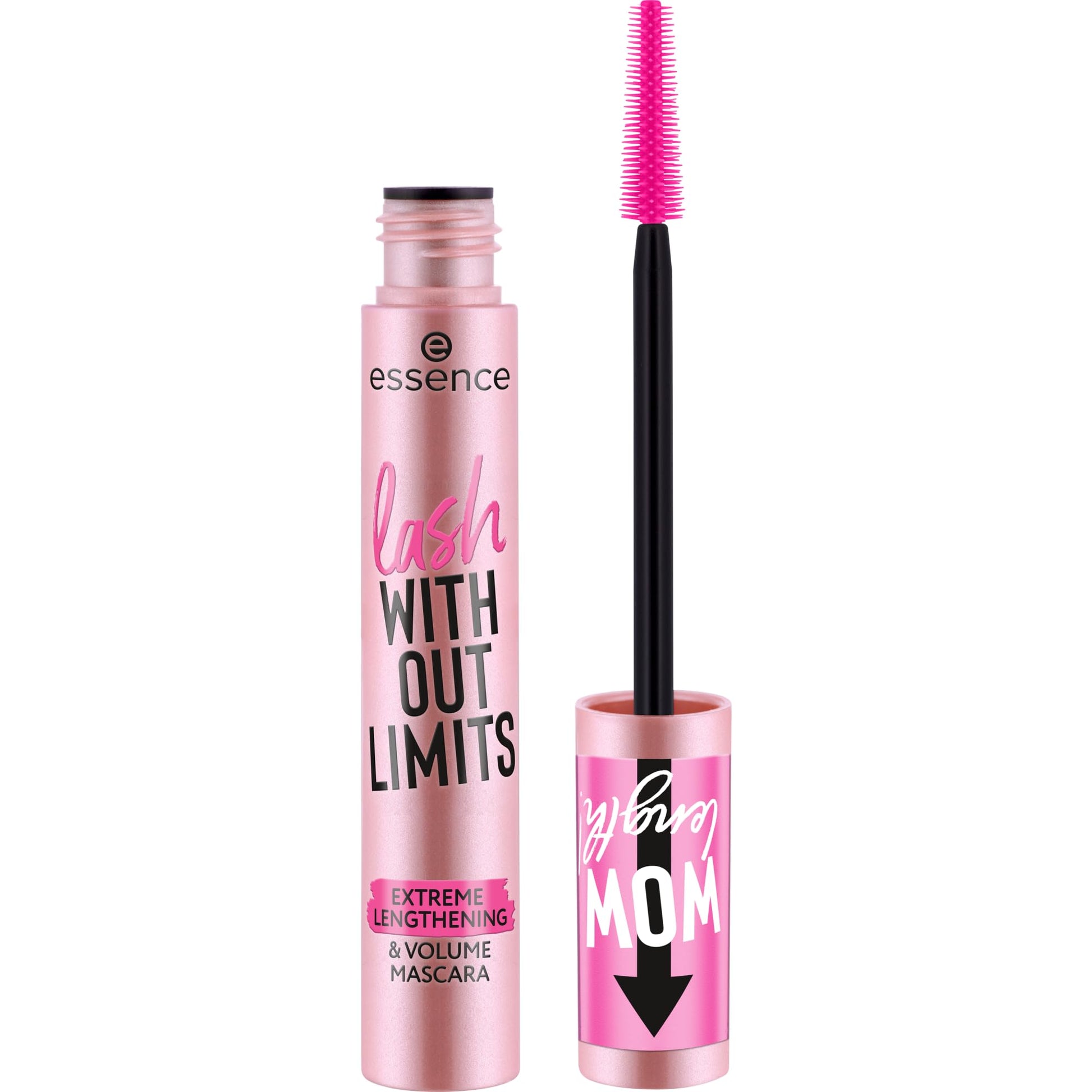 essence | Lash Without Limits Extreme Lengthening & Volume Mascara (02 | Brown) | Volumizing & Lengthening | Vegan, Cruelty Free & Paraben Free