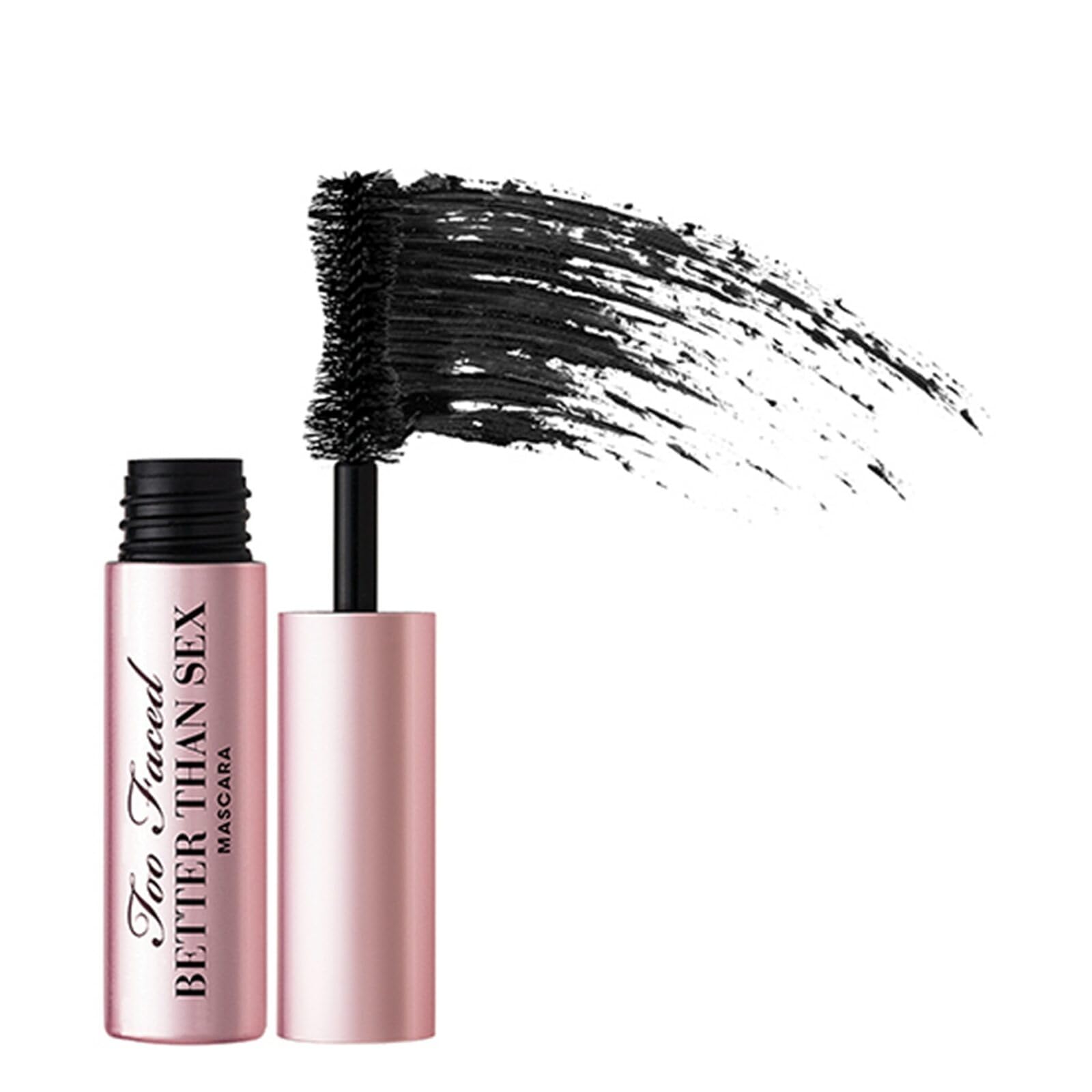 Too Faced Better Than Sex Volumizing Mascara | Volume, Length + Peptides, Travel Size, 0.17 fl. oz., Black