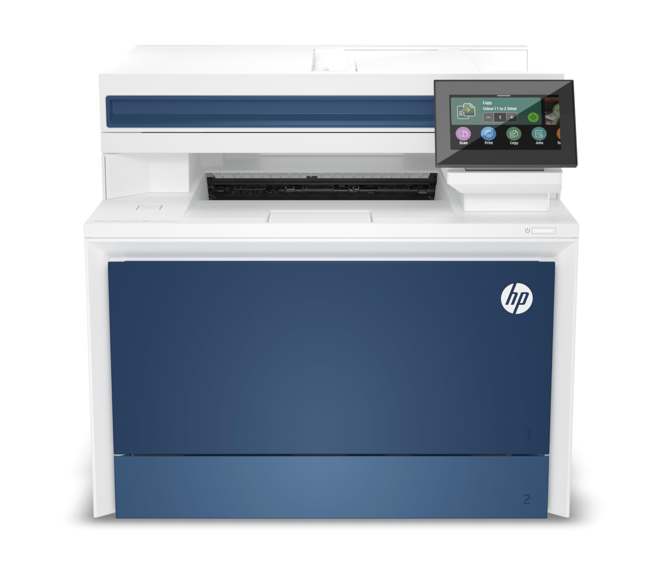 طابعة HP Color LaserJet Pro MFP 4301fdw لاسلكية متعددة الإمكانات، طابعة ليزر ملونة، ماسحة ضوئية، ناسخة، فاكس، الأفضل للمكتب
