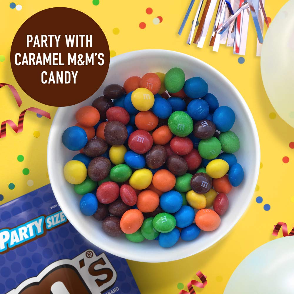 M&M'S Caramel Chocolate Candy Party Size 34-Ounce Bag