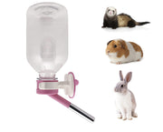 Choco Nose Patented No-Drip Water Bottle/Feeder for Guinea Pigs/Hamsters/Bunnies/Ferrets/Other Small Pets, Critters and Animals -for Cages, Crates or Wall Mount. 10.2 oz. Nozzle 10mm, Pink (C128)
