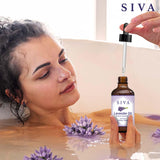 Siva Lavender Essential Oil 4 Fl Oz with Glass Dropper – 100% Pure, Natural, Undiluted & Therapeutic Grade, Amazing for Skin & Hair Care, Diffuser, Aromatherapy, Massage, DIY Soaps & Candles