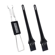 New Fashion Kingdom Keycap Puller Switch Puller Stainless Steel Keycap Removal Tool with 2 Pcs Keyboard Cleaning Brush for Mechanical Keyboard