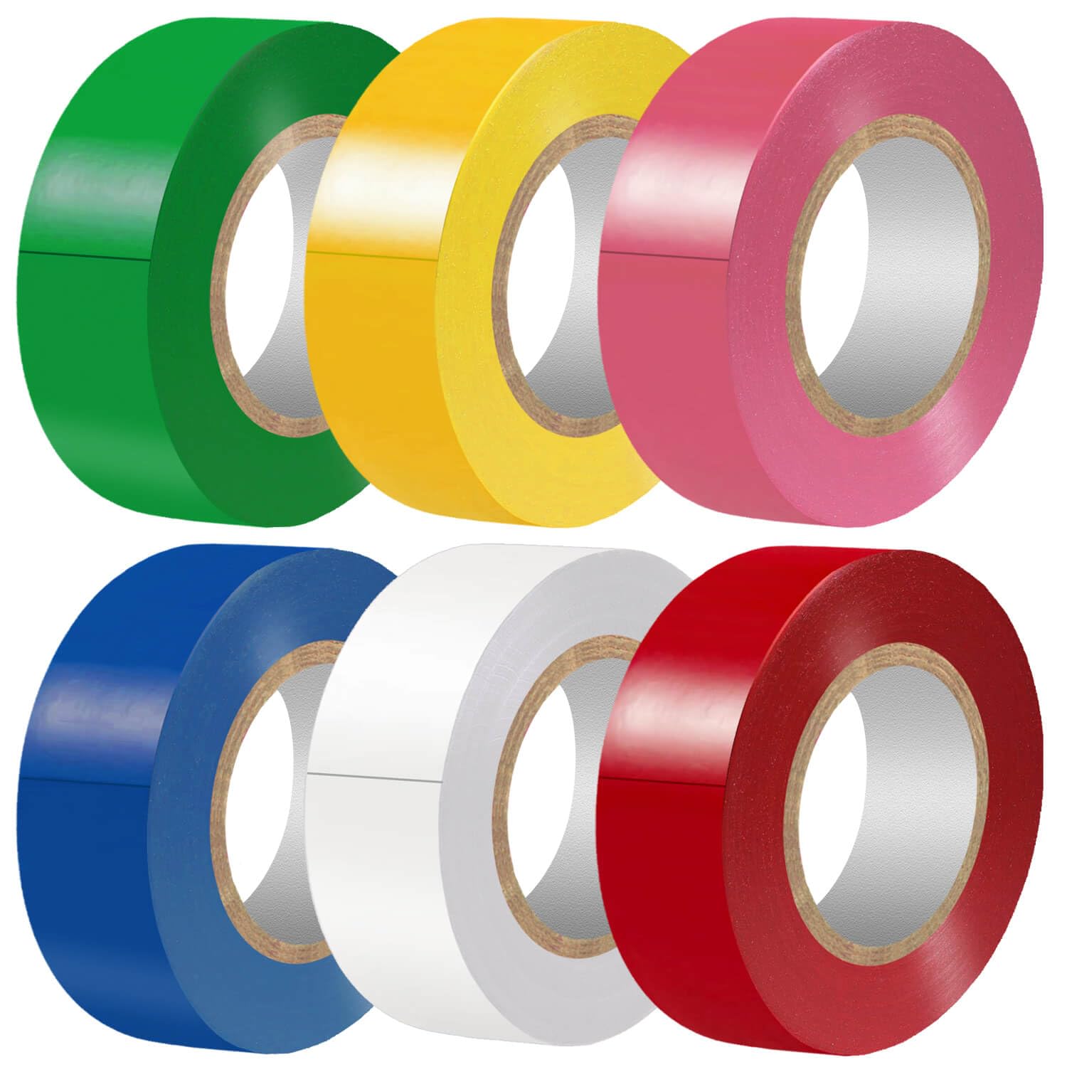 LYLTECH White Electrical Tape, 66 feet x 3/4 inch x 7 mils-600V,Pass UL/CSA Certification. Waterproof,Flame Retardant,Strong Adhesive, 14 to 176(White)