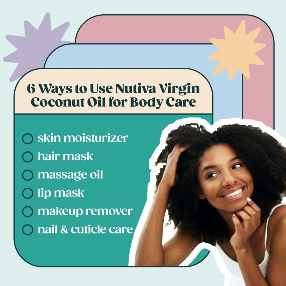 Nutiva, Organic Coconut Oil, 15 Fl Oz