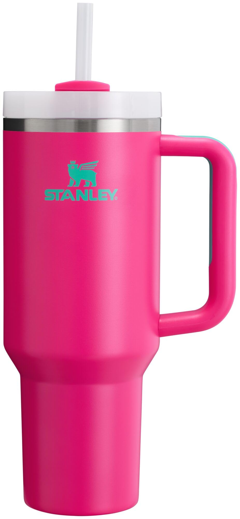 Stanley Quencher H2.0 FlowState Stainless Steel Vacuum Insulated Tumbler with Lid and Straw for Water, Iced Tea or Coffee, Smoothie and More, Blue Spruce, 40oz