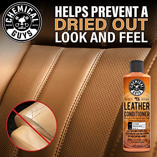Chemical Guys SPI_109_16 Leather Cleaner and Conditioner Kit for Use on Leather Apparel, Furniture, Car Interiors, Shoes, Boots, Bags & More (2 - 16 fl oz Bottles)