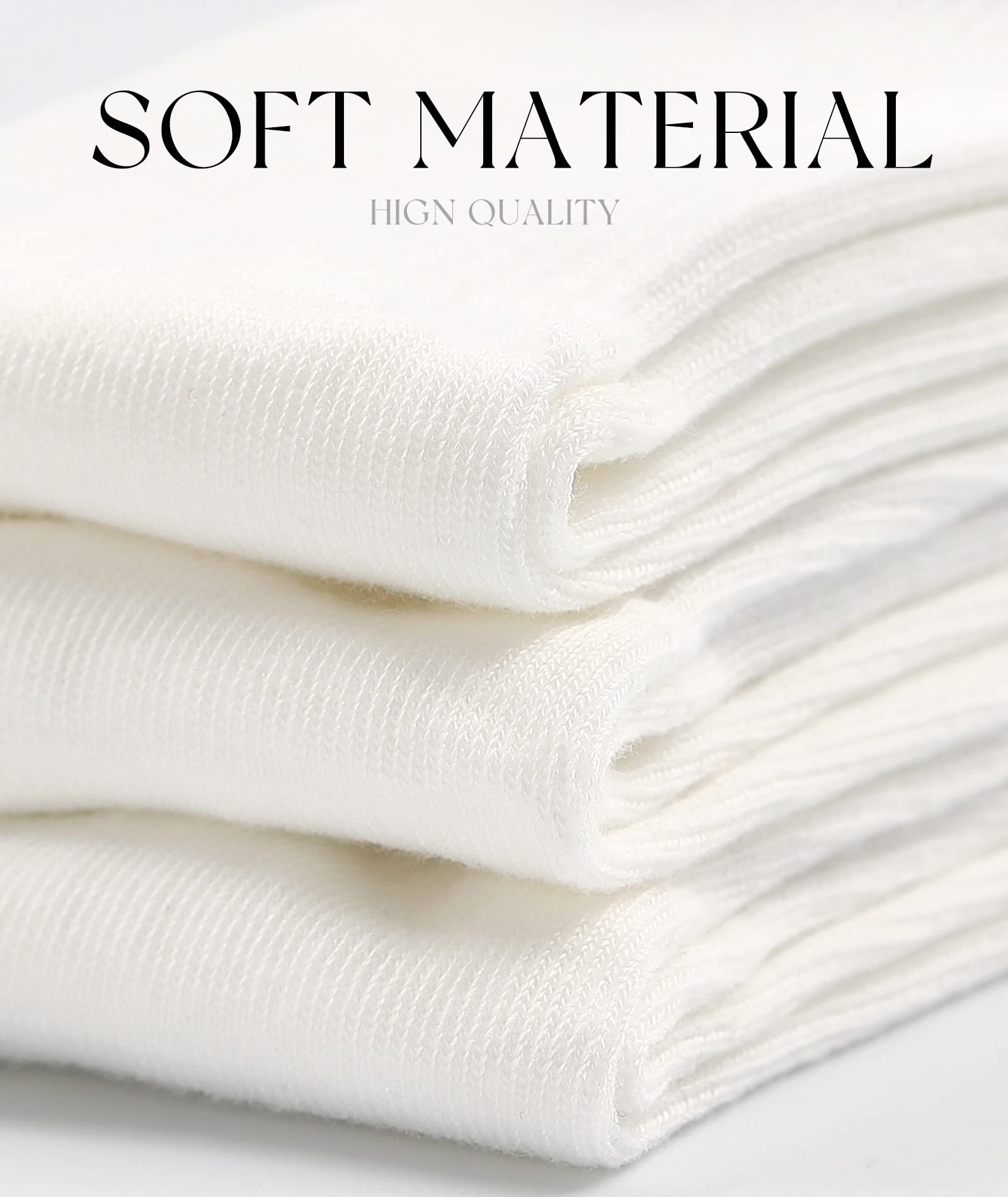 HAVE A TREE Womens 3-6 Pack Crew Lightweight Thin Casual Calf Socks Size 6-11 (H001-3W)