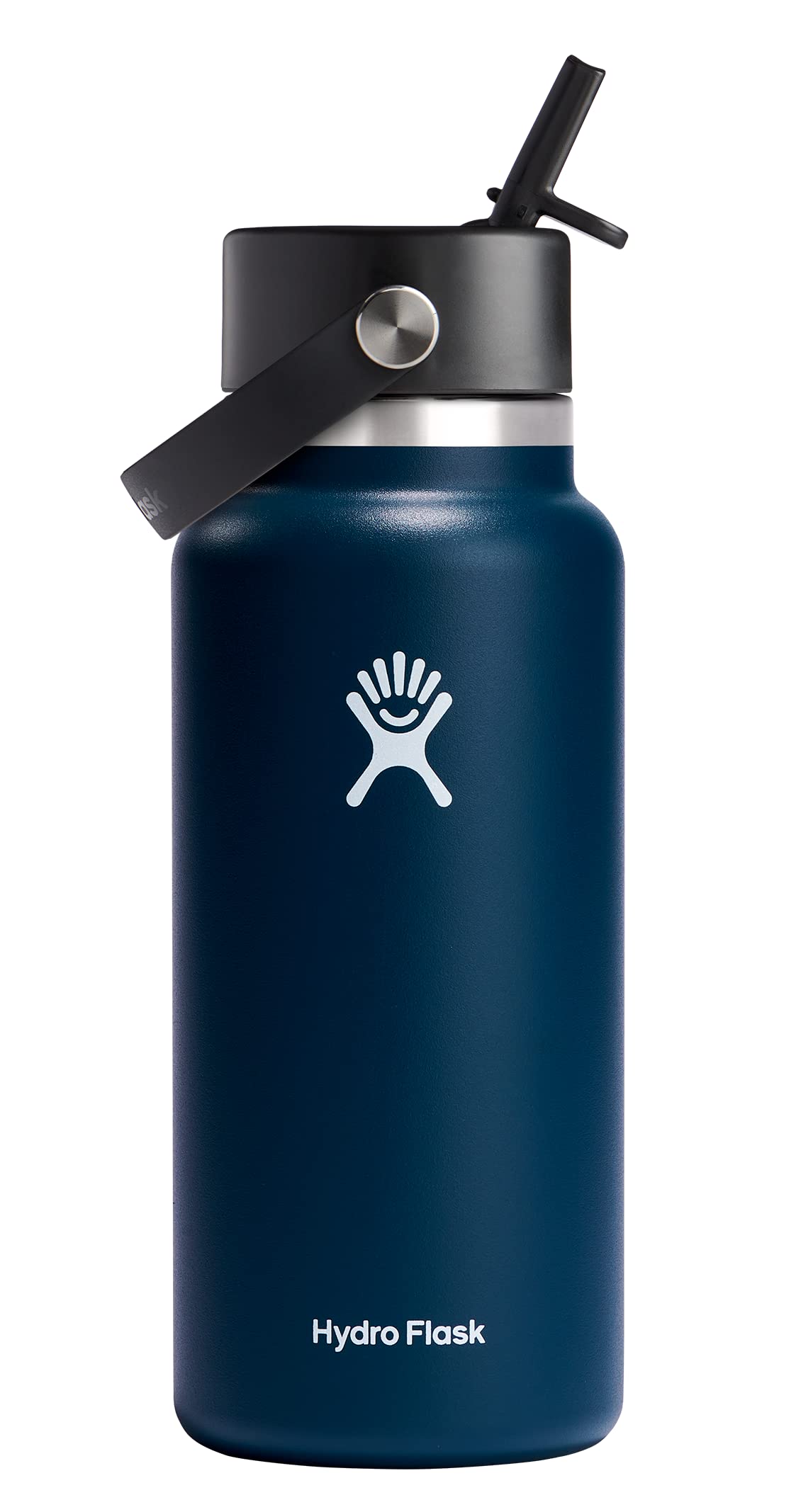 Hydro Flask Wide Flex Straw Cap Black 24 Oz