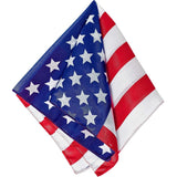 Bold & Stunning American Flag Polyester Bandana (20"x20") - 1 Pc - Perfect for Outdoor, Fashion & Patriotic Events