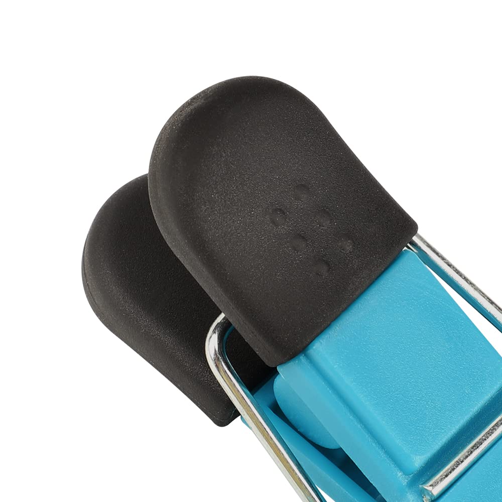 TACGEA Chip Clips, 8 Pack Food Clips, Upgrade Wide Open Bag Clips for Food Storage with Air Tight Seal Grip (4 x L, 4 x S)