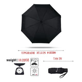 SY COMPACT Travel Umbrella - Lightweight Portable mini Compact Umbrellas (black)