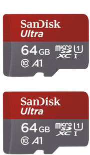 SanDisk 64GB X2 (128GB) MicroSDXC Ultra Uhs-1 Memory Card