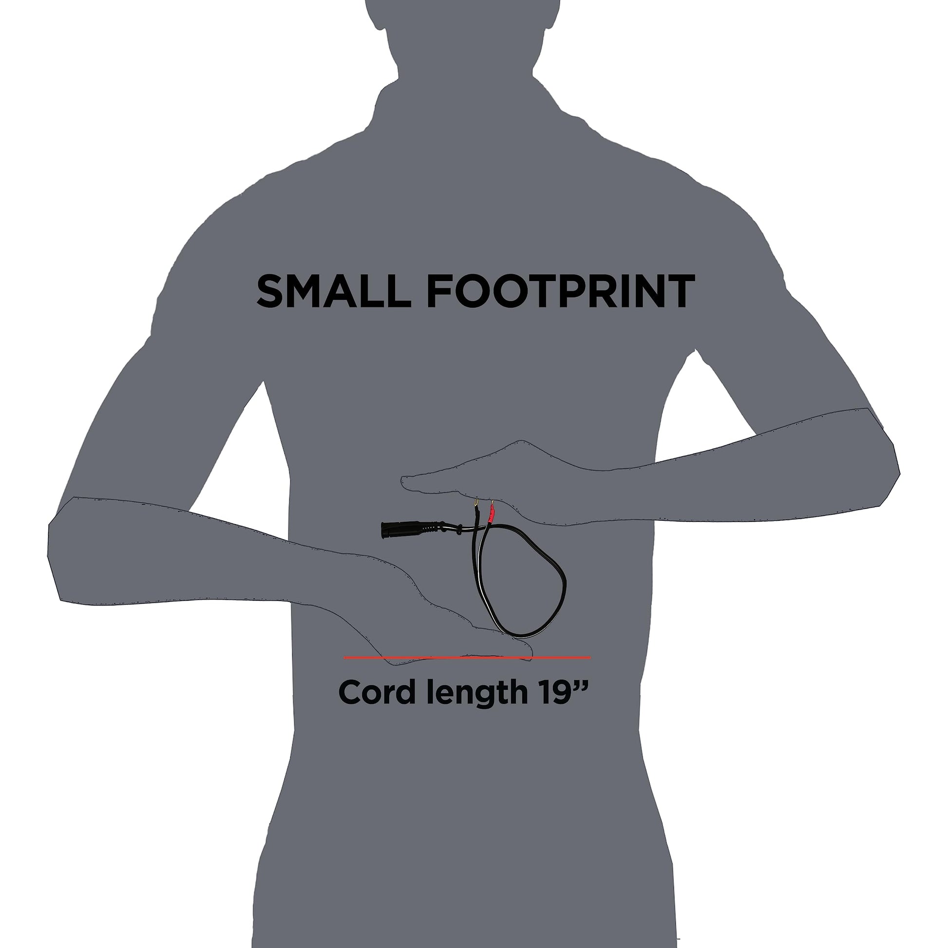 Schumacher Electric Ring Connection Cable for Battery Chargers and Maintainers, WM-12, 18 Inches, Quick Connect, for Motorcycle, Power Sport,and Lawn Tractor Batteries