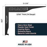 Milspin CHAOS Bar Firefighter Tool | Access Doors Easily | Fire Pick | Swipe Tool | Leverage Tool | Veteran Made in the USA