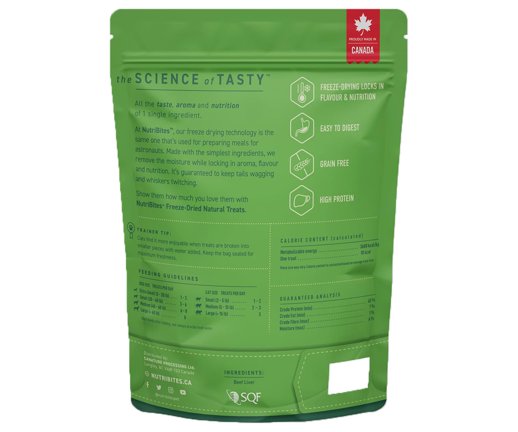 Nutri Bites Freeze Dried Beef Liver Dog & Cat Treats | Healthy Pet Training Treats or Food Topper | All Natural, Single Ingredient, High Protein | Premium Bulk Value Pack, 17.6 oz