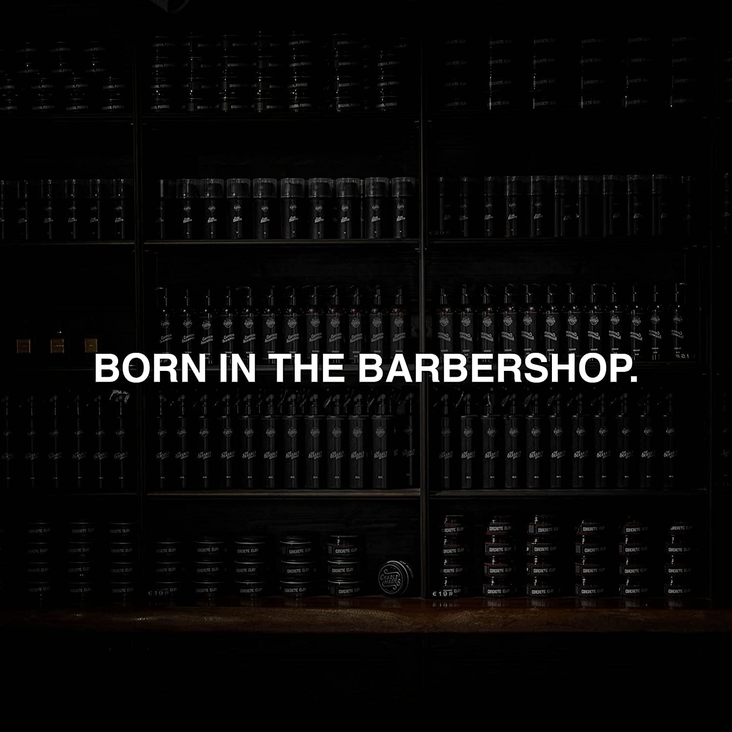 Charlemagne Carbon Hair Comb for Men - 19 cm, Coarse Teeth - Antistatic, Shatterproof Carbon Wide Tooth Comb for Curls & Texture Detangling - Developed by Barbers, Designed in Germany