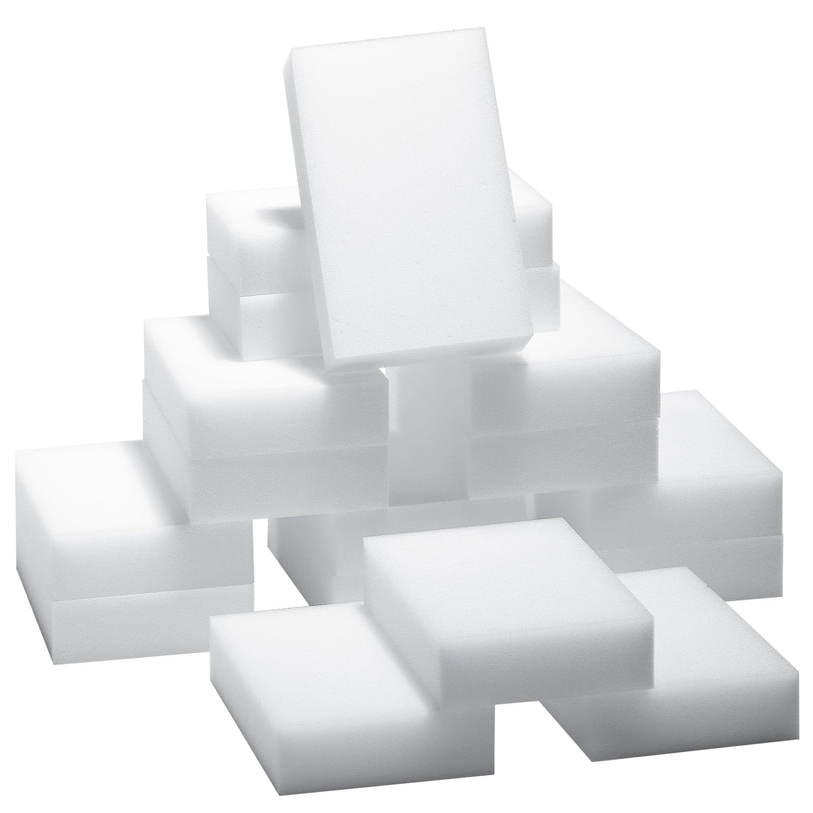 100 Pack Magic Sponges Eraser, Multi-Functional Household Cleaning Melamine Sponge Foam for Kitchen, Bathroom, Sink, Bathtub, Shoes, Wall