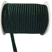 10 Yards Dark Green Velvet Ribbon