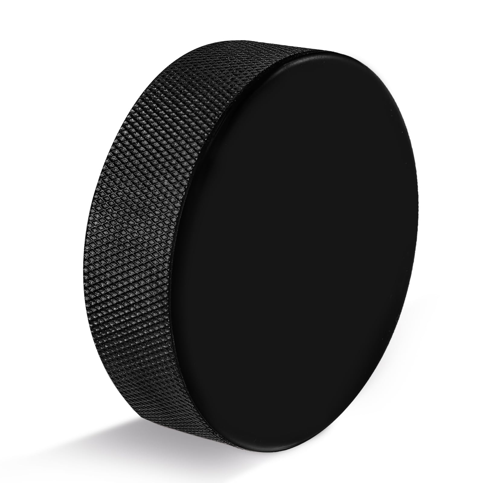 Faswin 18 Pack Ice Hockey Pucks with 3 Reusable Mesh Bag, Official Regulation, Diameter 3", Thickness 1", 6oz, Black