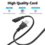 AC Power Cord Cable Compatible with Brother, Singer, White, bernina, Baby-Lock, Viking, Pfaff Sewing Machine