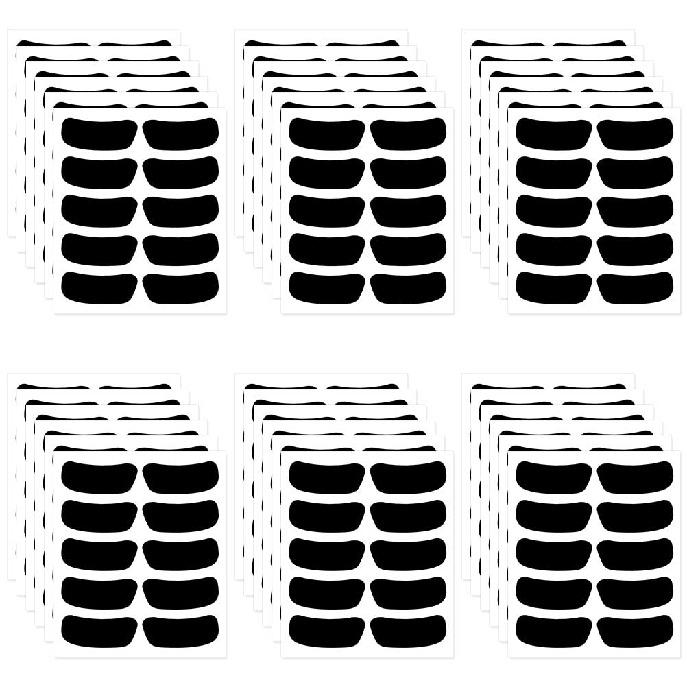 180 Pairs Sports Eye Black Stickers for Kids, Customizable Eye Strips Baseball Football Softball Face Eyeblack Stickers for Sport Game Day Themed Birthday Party Supplies