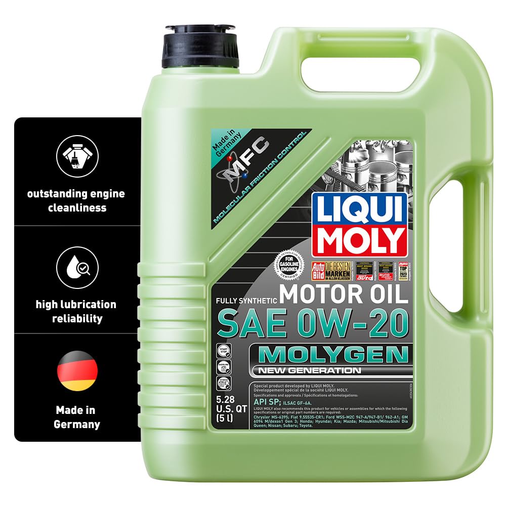 LIQUI MOLY Molygen New Generation 5W40 | 5 L | Fully synthetic engine oil | SKU: 20232 | 1 Pack