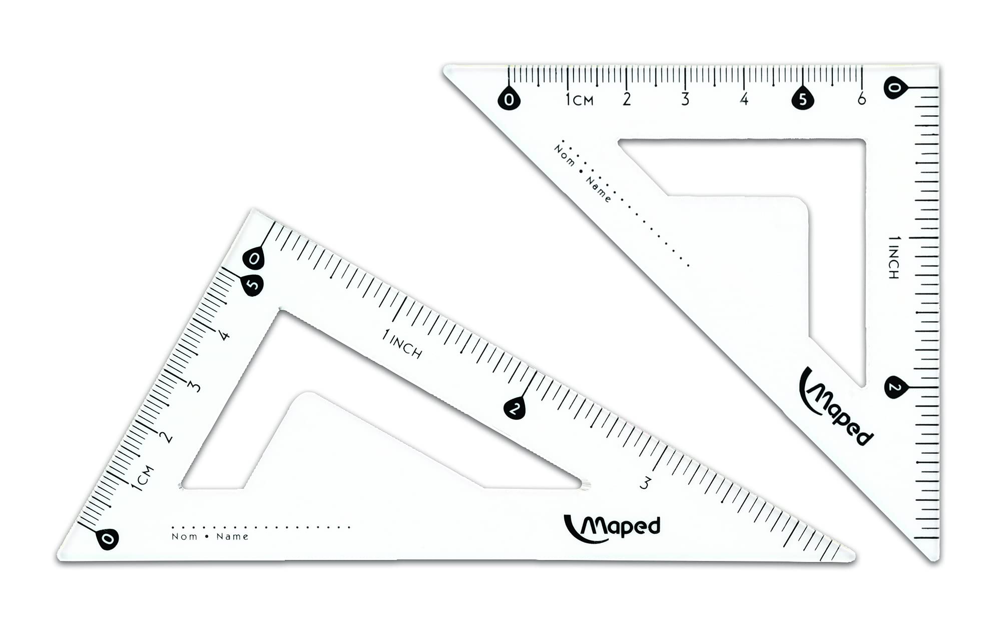Maped Study Geometry 10 Piece Set - Advanced Student Kit - Precision Tools - Durable & Ergonomic Design - Enhances Creativity - Quality Materials