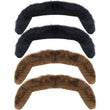 TCOTBE 4 Pcs 60s 70s Self Adhesive Fake Short Brown Mustache Black Handlebar Mustache Cop Mustache Novelty False Facial Hair Detective Costume Sonny Bono TV Star Villaine Mustache Halloween Costume