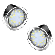 RUXIFEY Side Mirror Puddle Light LED Lamp Compatible with Ford F150 Explorer Edge Expedition Flex Fusion Taurus X, 6000K White, 2-Pieces