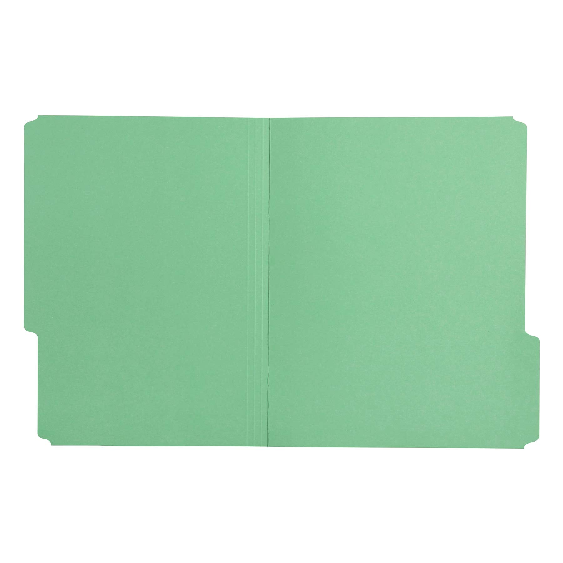 Amazon Basics File Folders, Letter Size, 1/3 Cut Tab, Bright Green, 36-Pack