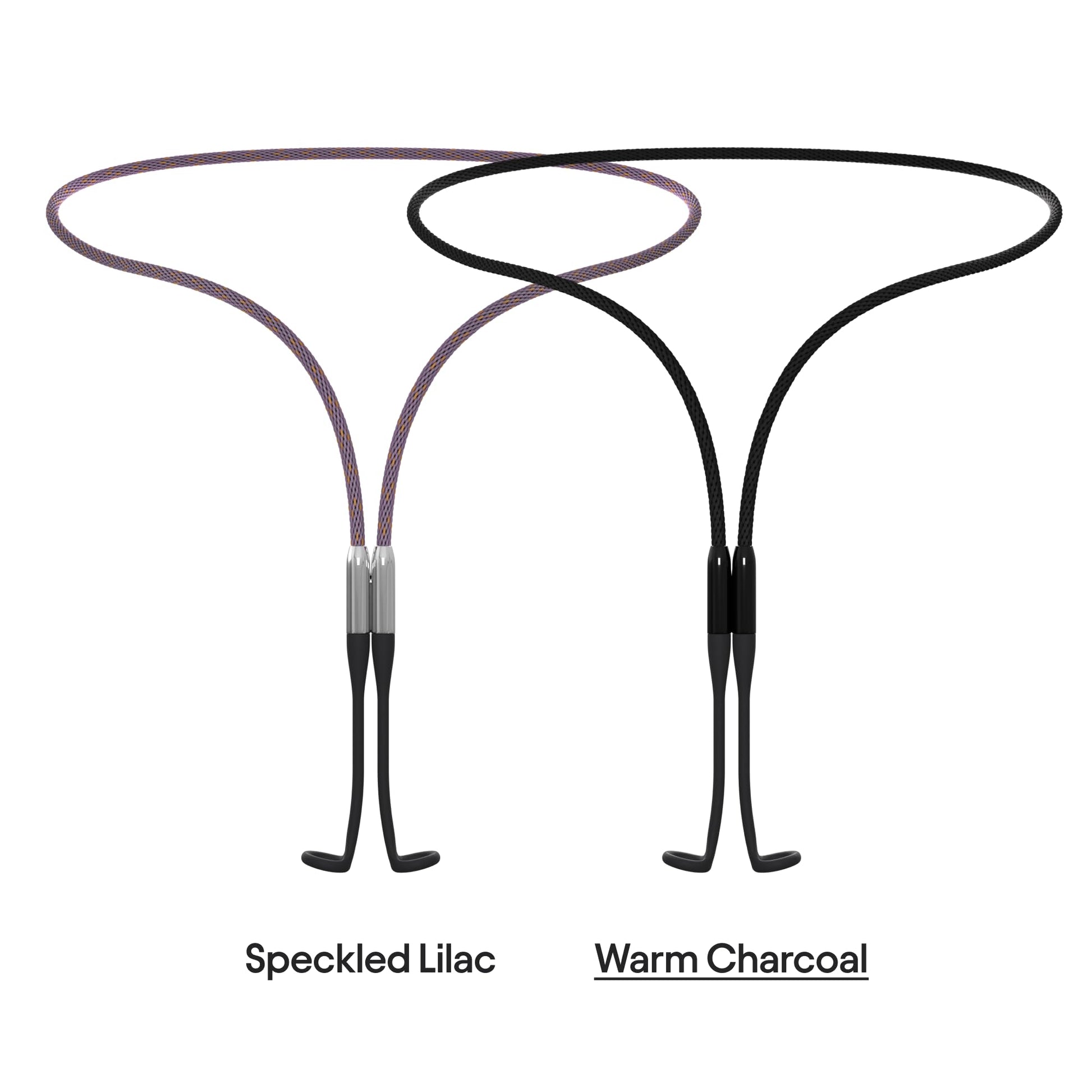 Loop Official Connector Cord For Loop Earplugs - Magnetic Tug-Resistant Safety Cord - Charcoal