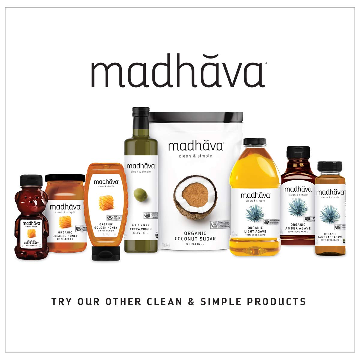 Madhava Organic Amber Agave, 46 Fluid Ounce (Pack of 2)