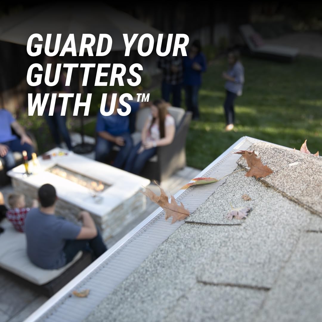 Raptor Gutter Guard – 48 FT. (Nominal) Contractor Grade Stainless Steel Micro-Mesh Gutter Guard Kit with Screws Included. Fits 5 in. Gutters and Smaller. DIY-Friendly. (5.625 in. x 47.625 in.)