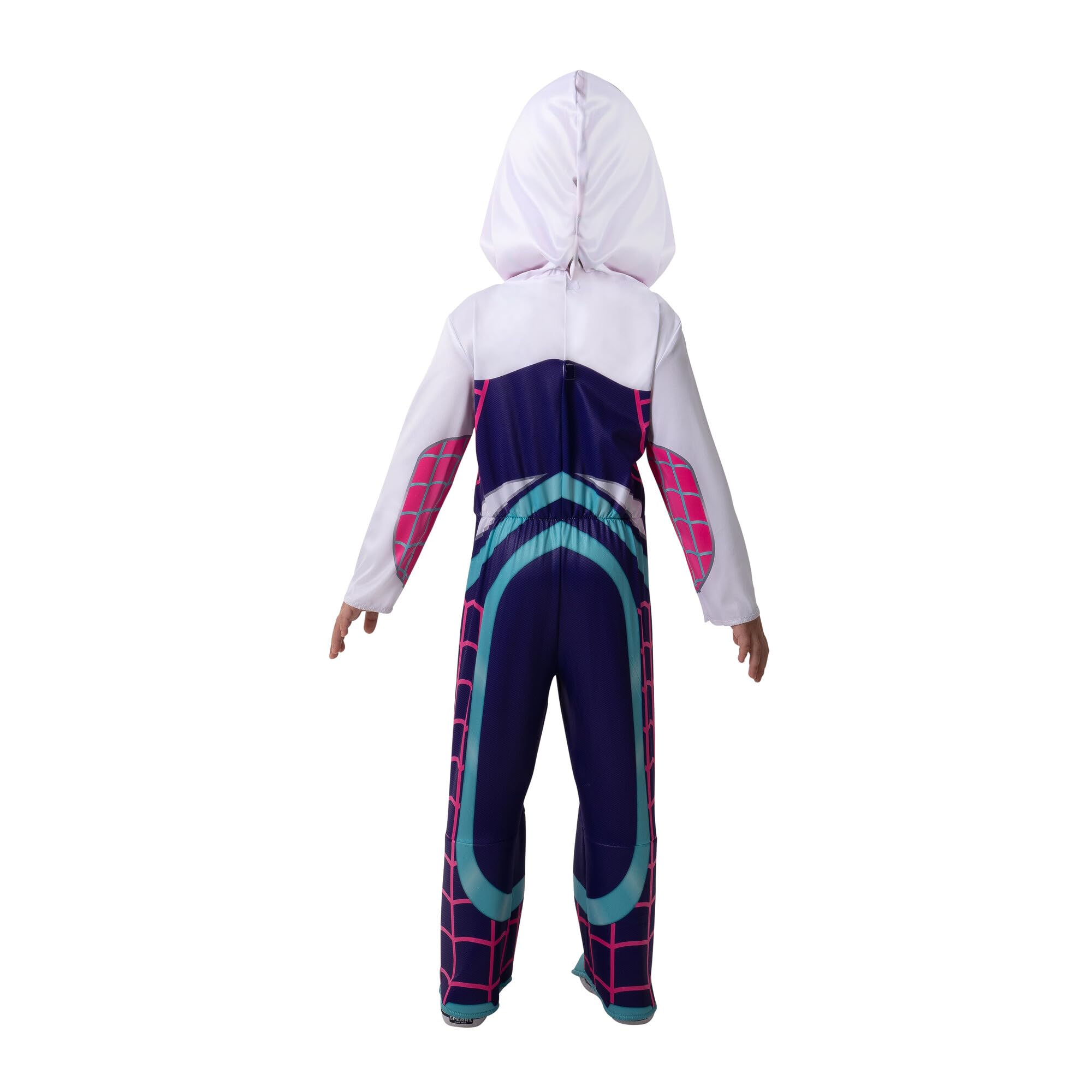 MARVEL Toddler Ghost Spider Costume, Girls Spider-Man and His Amazing Friends Gwen Stacy Kids Costume