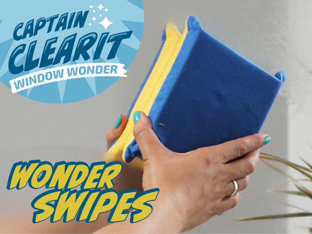 Sponge - Window Cleaner Tool for Car Windshield, Mirrors, Glass - Non-Scratch, Super Absorbent Window Cleaning Sponges - Car Cleaning Supplies 2-Pack - 6 X 4.5 X 2 in