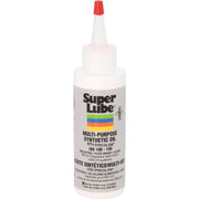 Super Lube 51004, Synthetic Oil, High Viscosity, 4 oz Bottle, Translucent White (Packaging May Vary)