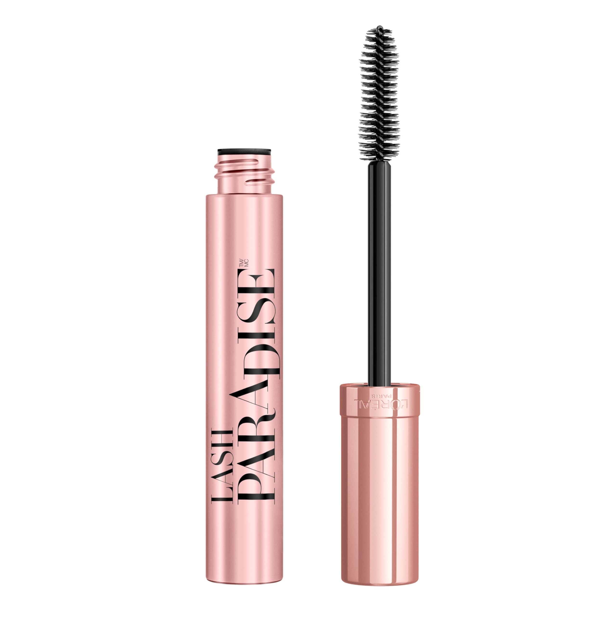 Loreal Paris Makeup Lash Paradise Mascara, Voluptuous Volume, Intense Length, Feathery Soft Full Lashes, No Flaking, No Smudging, No Clumping, Mystic Black, 0.28 Fl Oz (Pack of 1)