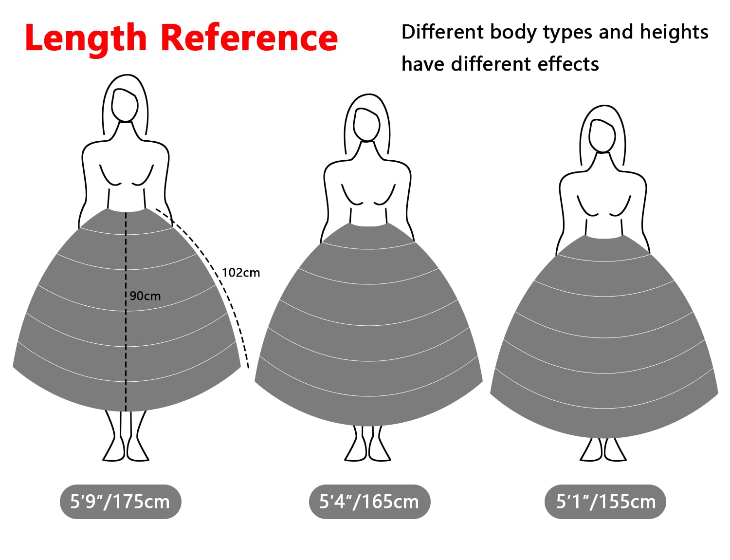 Women Crinoline Petticoat A-line 6 Hoop Skirt Slips Long Underskirt for Wedding Bridal Dress Ball Gown