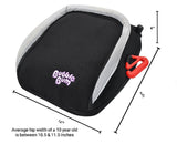 bubblebum Inflatable Backless Booster Car Seat, Portable Travel Booster Seat, Booster Seats for Cars 40-100 lbs, Kids & Child 4-10 years old - Black