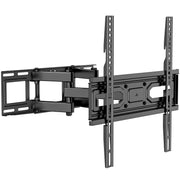 WALI Full Motion TV Wall Mount for Most 32-70 inch Flat Curved TV, Swivel Extension Tilting Leveling TV Mount Bracket Max Mounting Holes 400x400mm, Holds up to 88 lbs & 12/16" Wood Studs