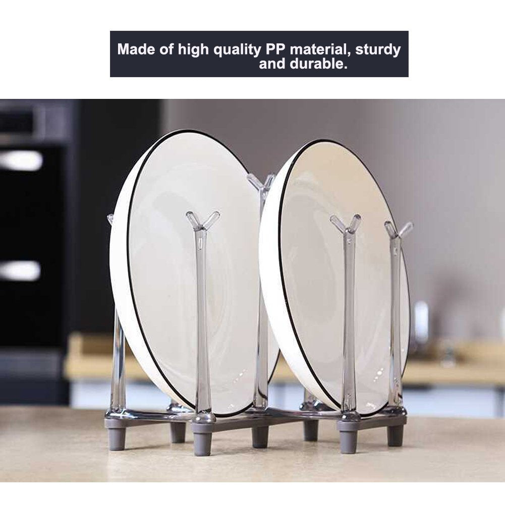 Marbrasse Retractable Cup Drying Rack, Drinking Glass and Sports Bottle Drainer Stand, Plastic Bag Dryer with Non-Slip Bottom for Kitchen Countertop