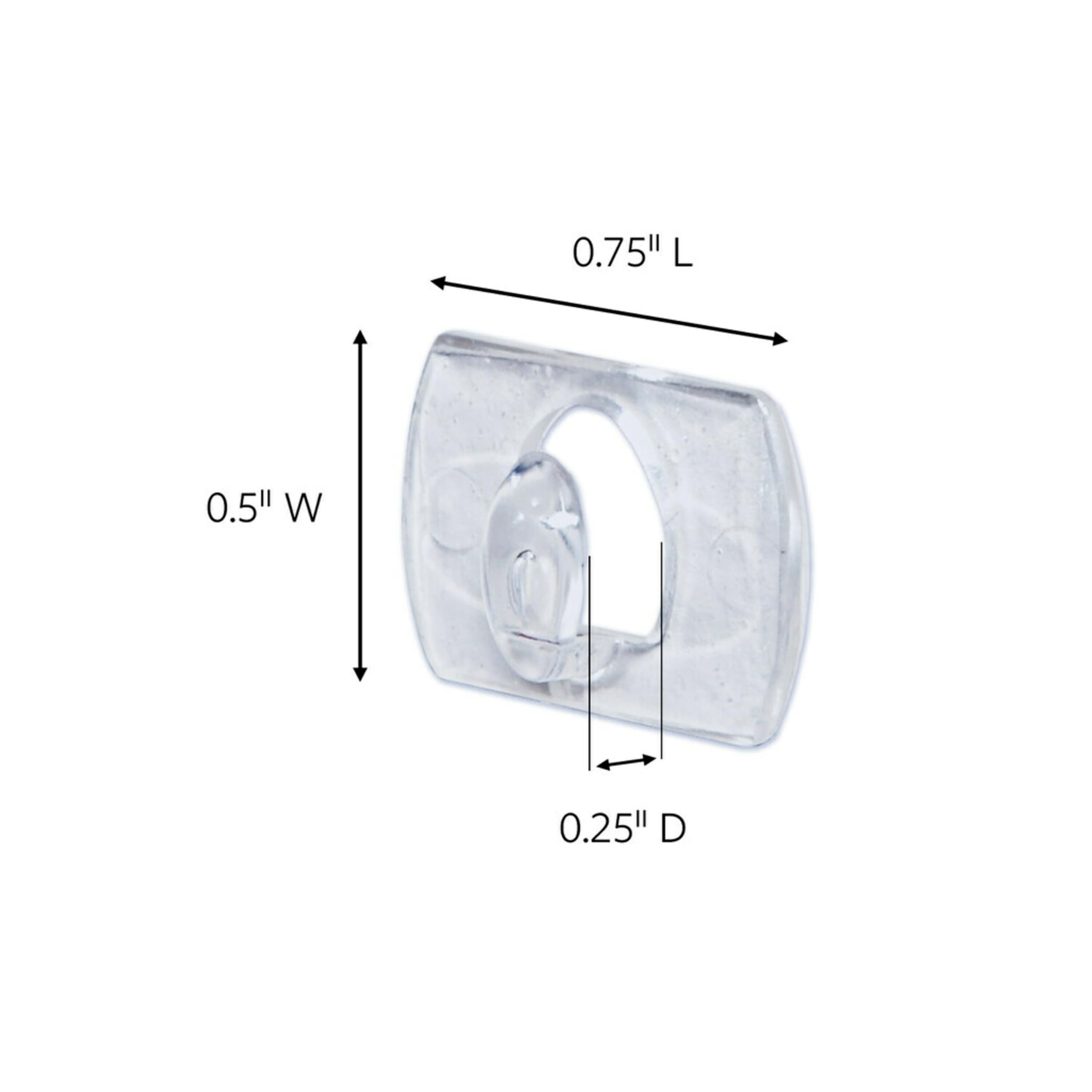 Command 17026CLR-ES Decorating Clips, Clear, 20-Clips (2 Pack)