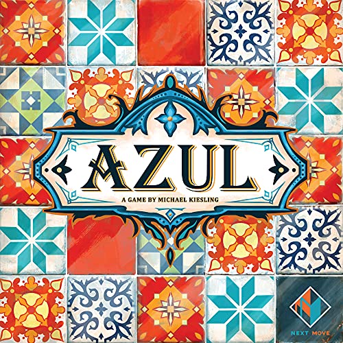 Asmodee Azul Board Game - Award-Winning Tile-Placement Strategy Game, Beautiful Mosaic Art, Family Fun for Kids & Adults, Ages 8+, 2-4 Players, 30-45 Minute Playtime