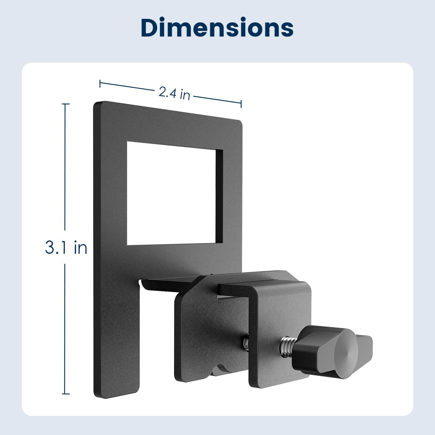 SUYAUU Non Slip Mattress Gaskets, Mattress Holder in Place Gripper for Metal Bed Frame, Keep Mattress from Sliding Gripper, Adjustable, 6 PCS, Black