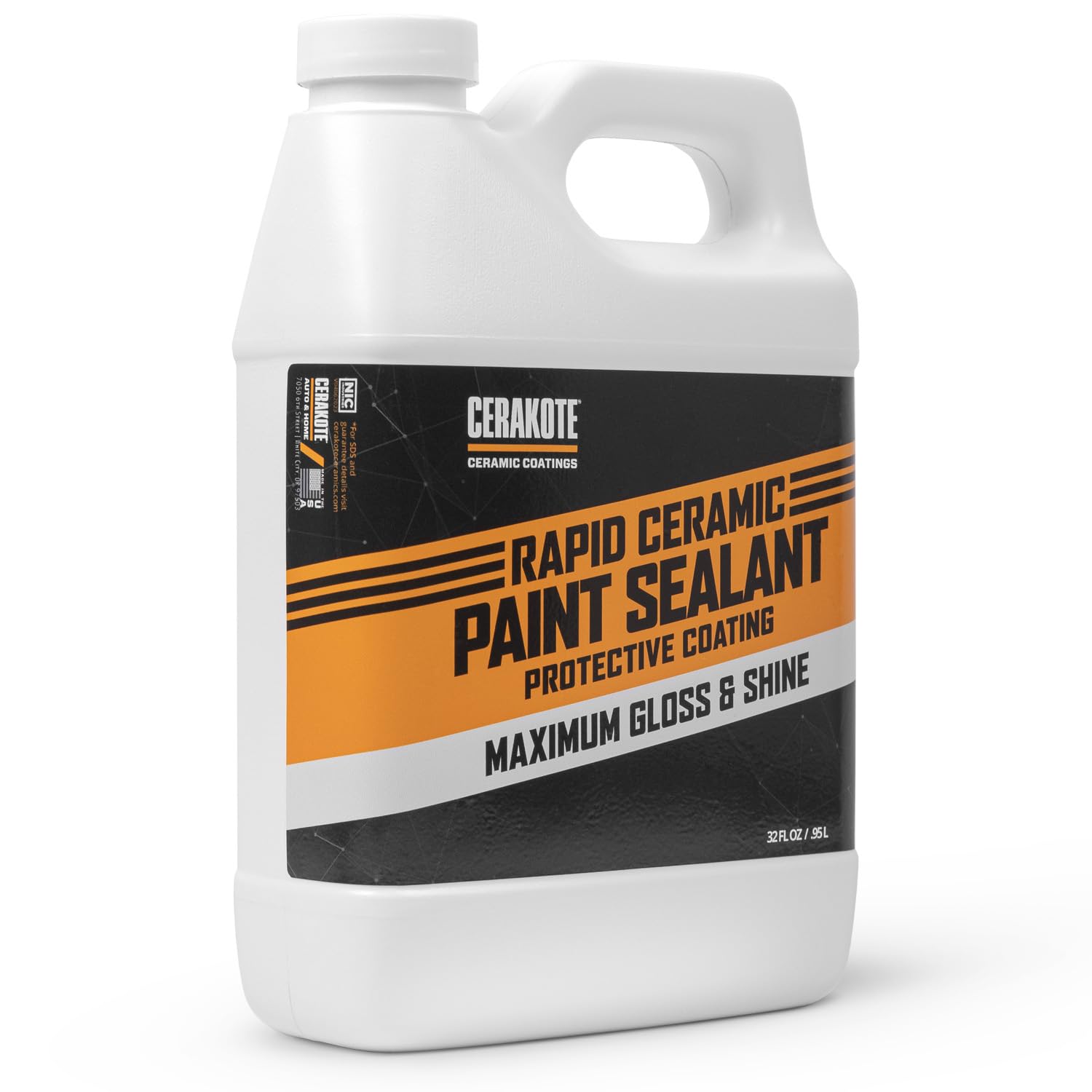 CERAKOTE® Rapid Ceramic Paint Sealant Spray (16 oz.) - Maximum Gloss & Shine – Extremely Hydrophobic – Unmatched Slickness - Ceramic Spray Coating - Pro Results