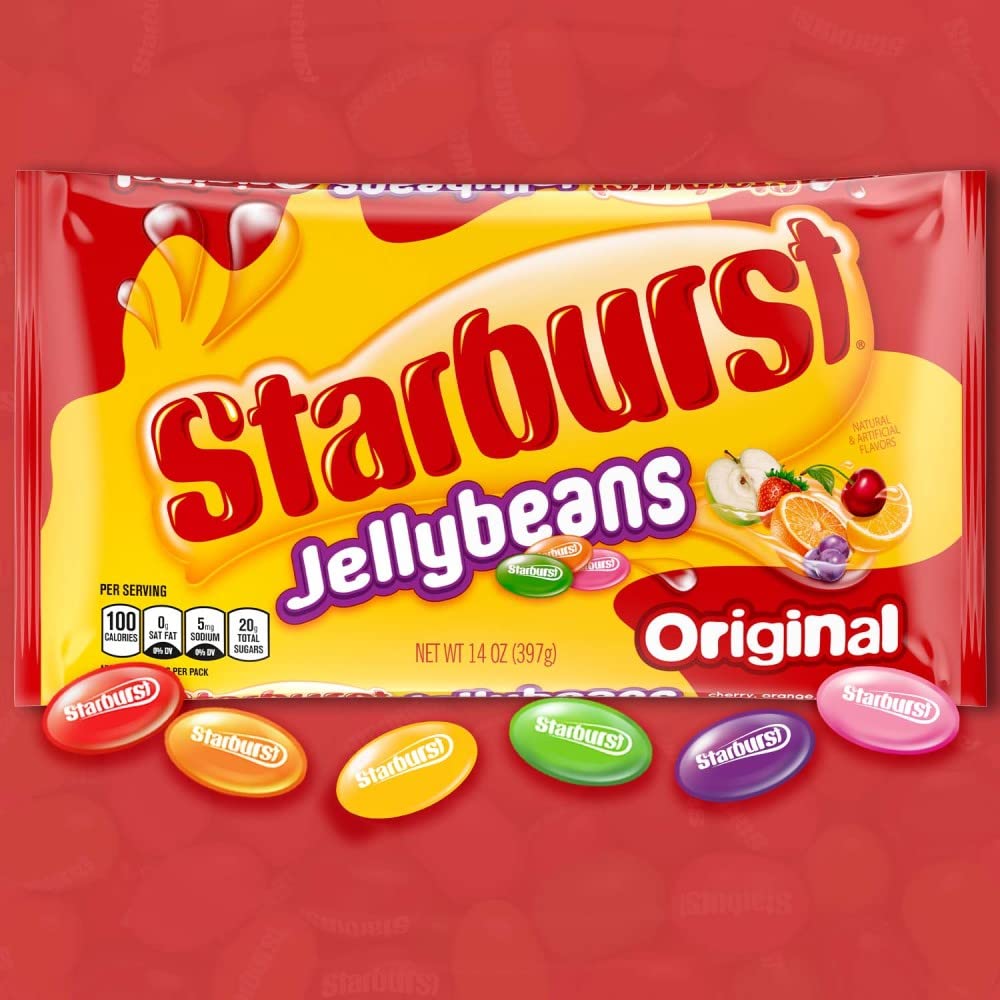 STARBURST Original Jelly Beans Chewy Candy, 14 oz Bag