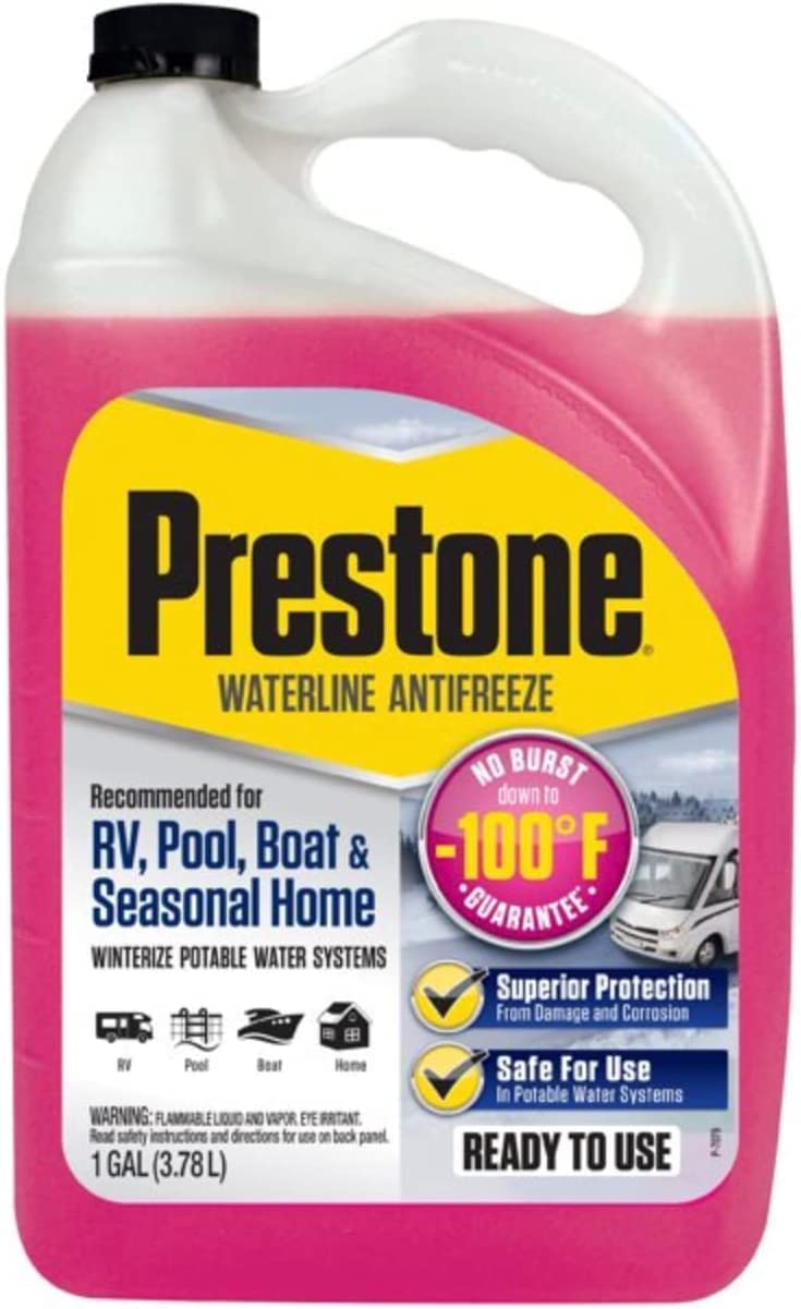Garden at Home RV/Waterline Antifreeze RVs, Pools, Boats and Seasonal Homes - 1 gal (-100 degrees F), Pink